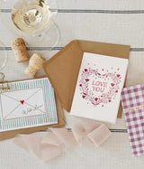 "Love You" Heart Valentine's Card