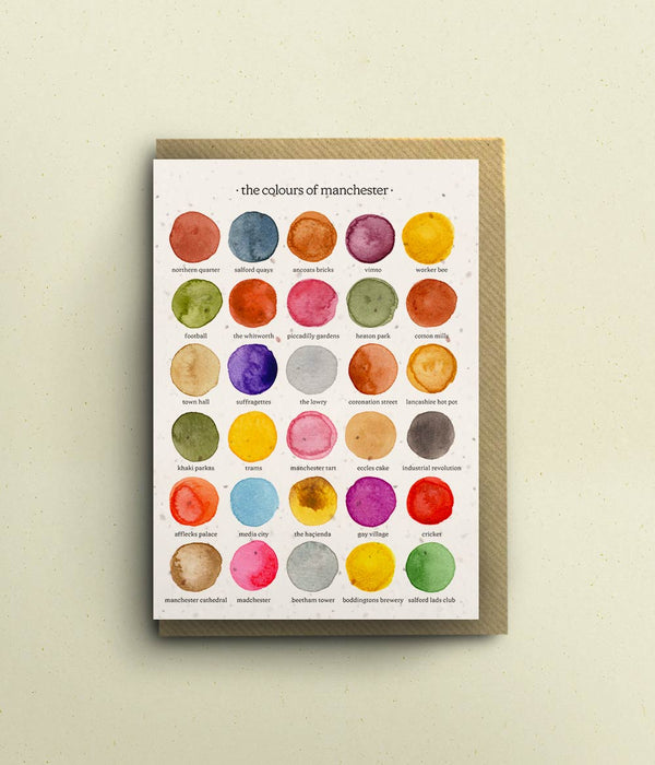 The Colours of Manchester Card