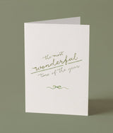 The Most Wonderful Time Christmas Card