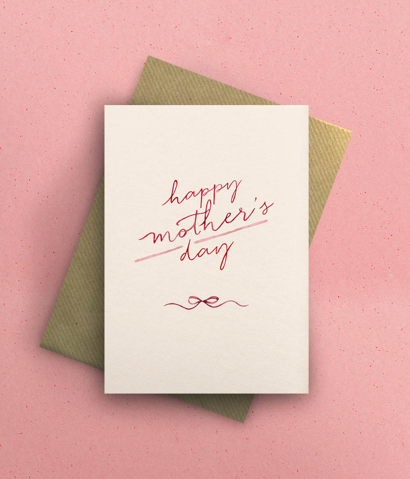 Bow Mother's Day Card