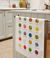 The Colours of Running in London Cotton Tea Towel