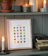 The Colours of Running in London Print