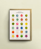 The Colours of Running in London Card