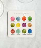 The Colours of Running in London Coaster