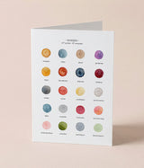 The Colours of Scorpio Card
