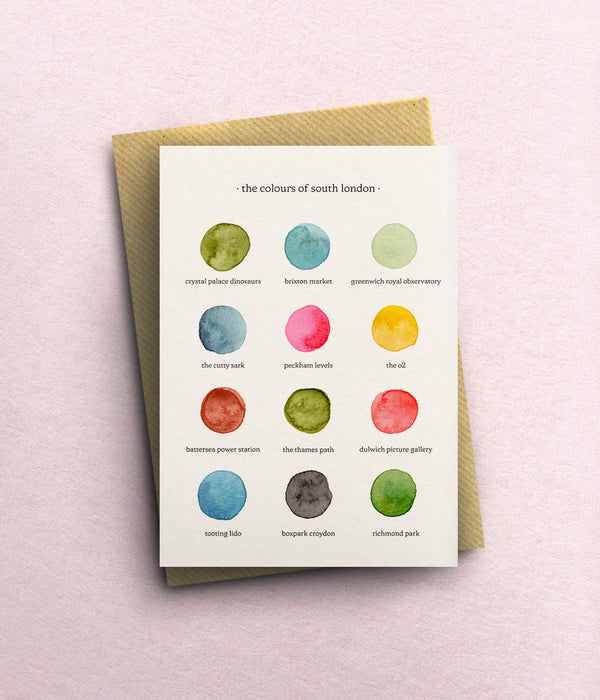 The Colours of South London Card