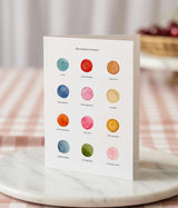 Custom Colours Of Mum Card