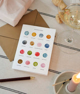 Custom Colours Of Mum Card