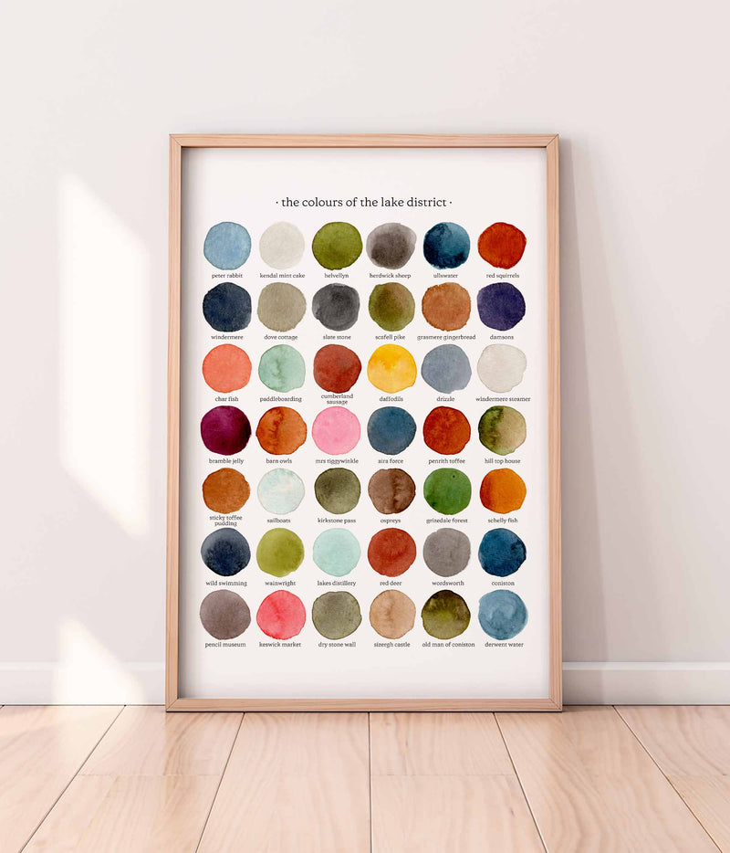 The Colours of The Lake District (Deluxe) Print