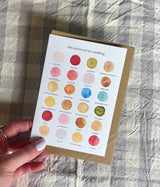 Custom Colours of Us Card