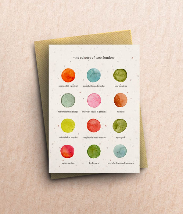 The Colours of West London Card