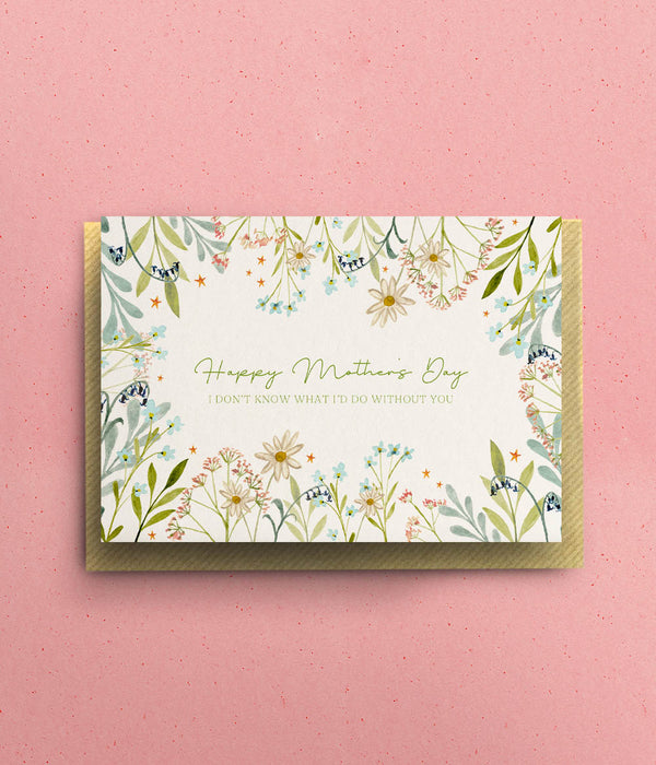 Wildflower Mother's Day Card