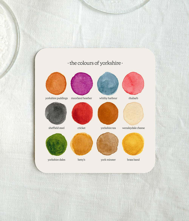 The Colours of Yorkshire Coaster