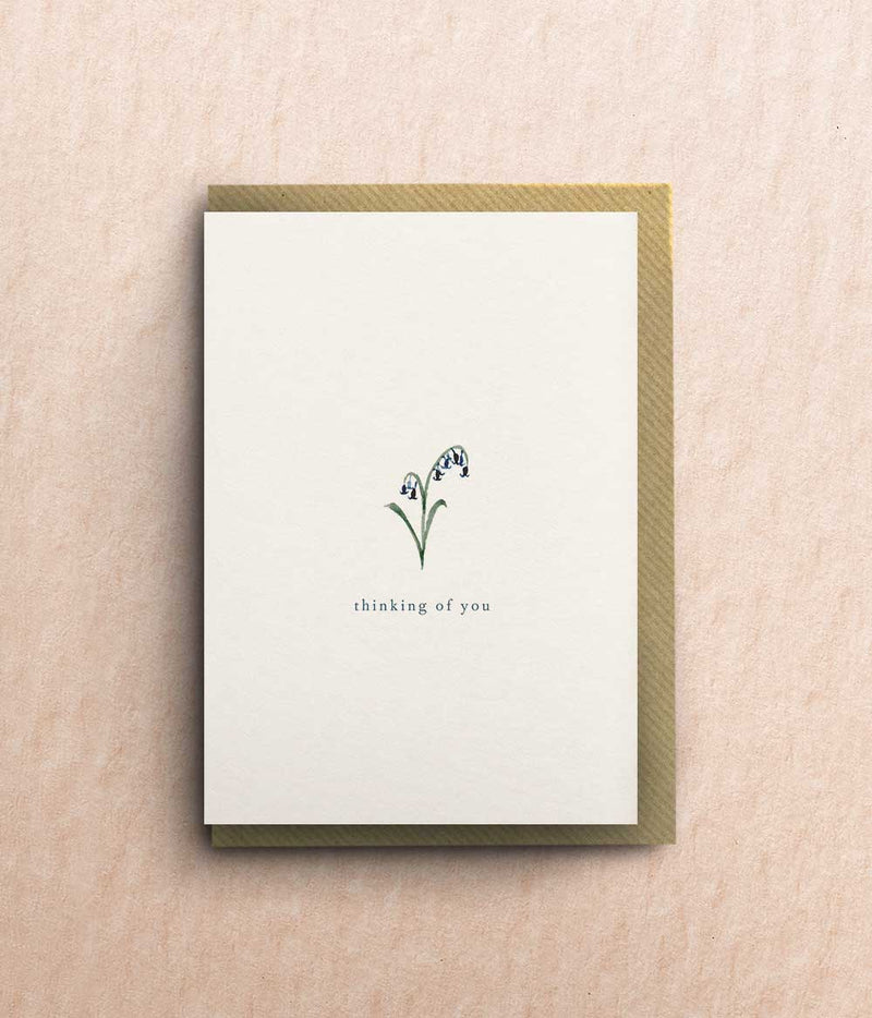 Bluebell Thinking of You Card - A6 - bytillyillustration