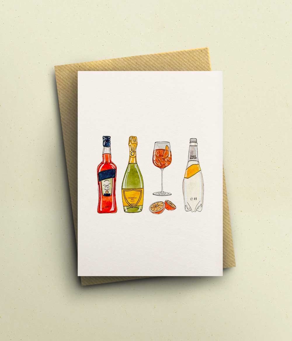 Aperol Spritz Card – bytillyillustration