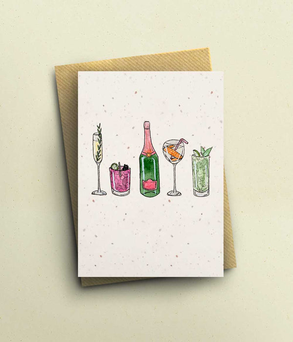 Mixed Drinks Card