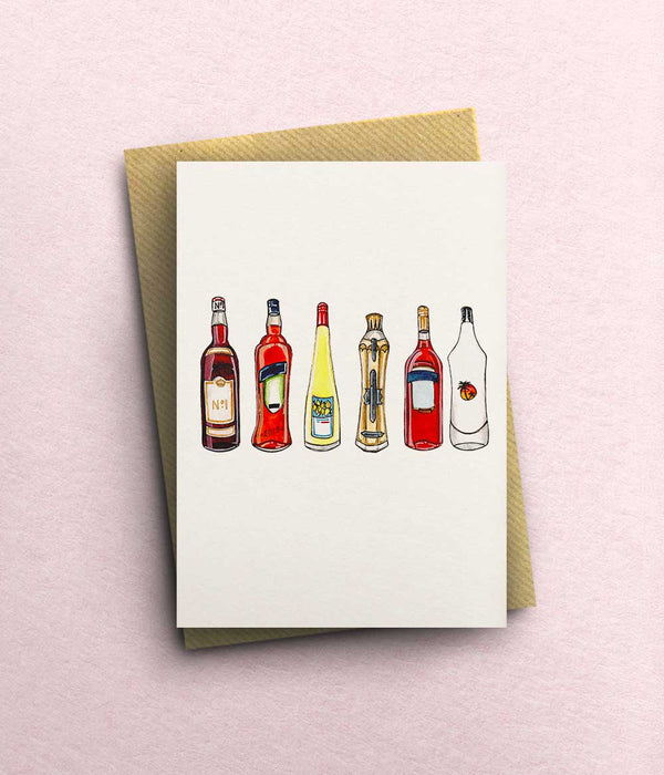 Summer Bottles Card