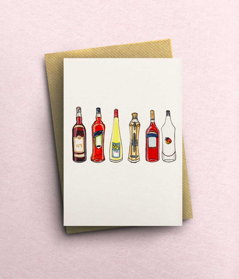 Summer Bottles Card