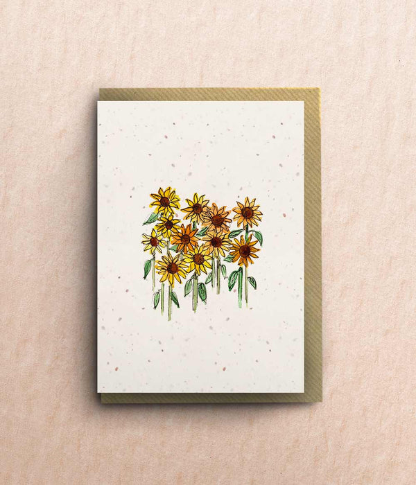 Sunflowers Card