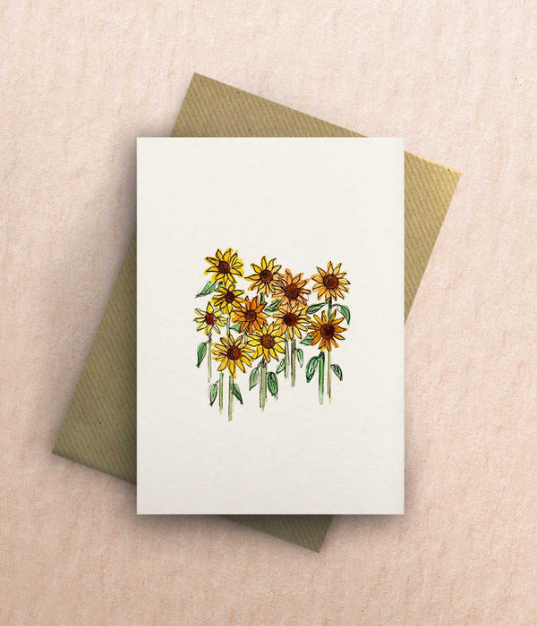 Sunflowers Card