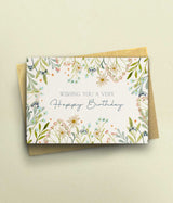 Wildflowers Birthday Card