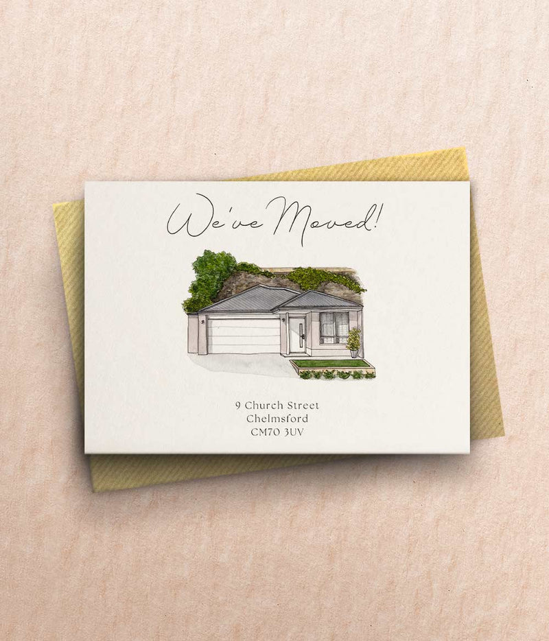 Custom Change of Address Cards - 5 - bytillyillustration