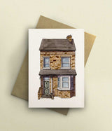 Custom Watercolour House Card - A6 - bytillyillustration