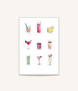 Mixed Cocktails Print - A2 - bytillyillustration