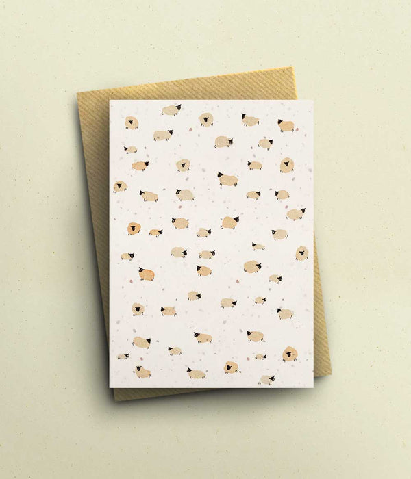 Sheep Herd Card - A6 - bytillyillustration